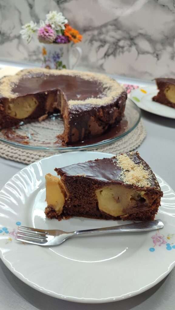 čokoladna tufahija torta