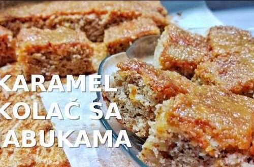 kolač sa jabukama i orasima
