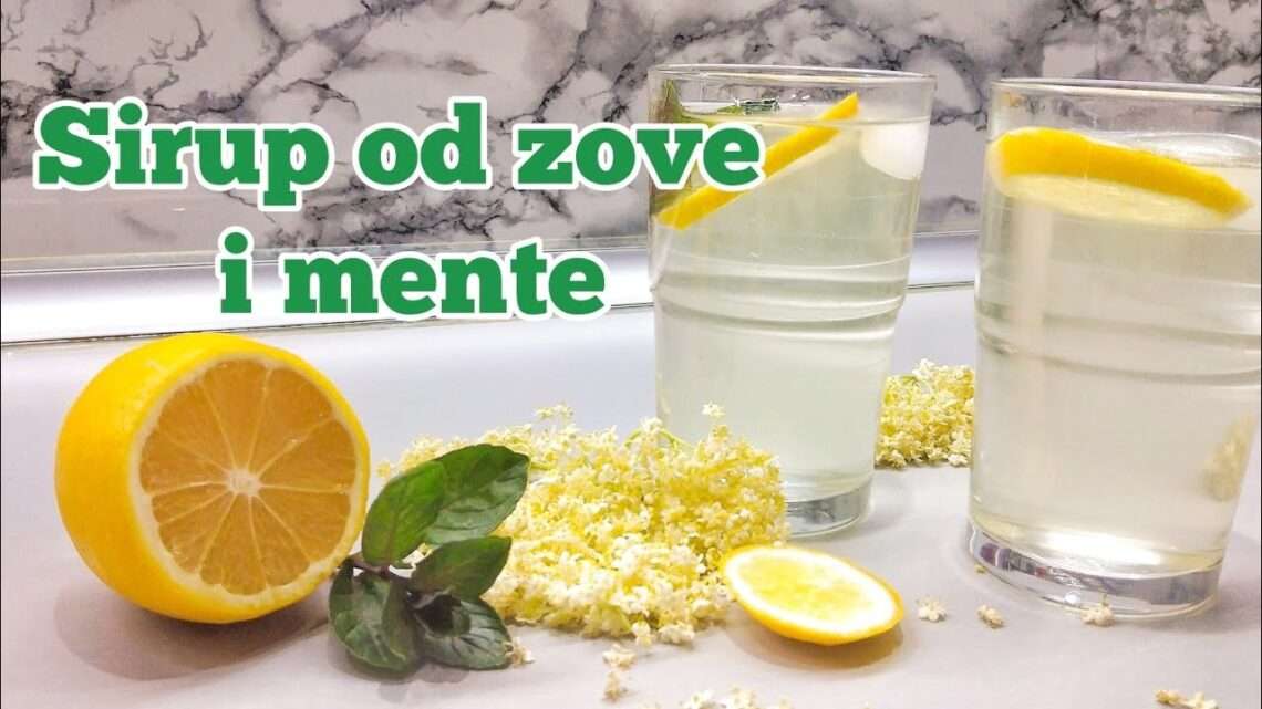 sirup od zove i mente