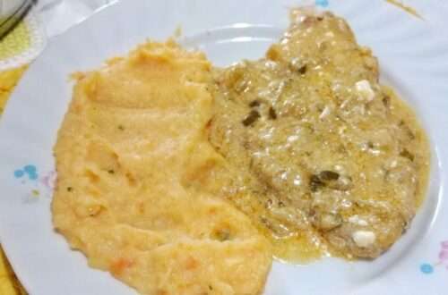 šnicle u sosu od krastavaca i pavlake