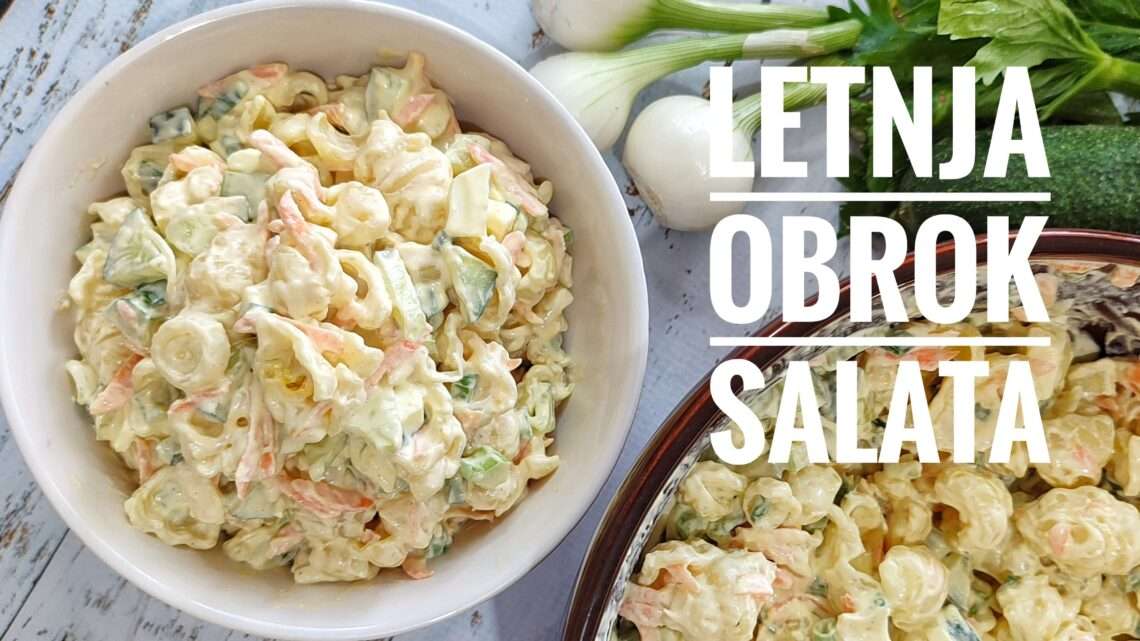 letnja obrok salata sa makaronama