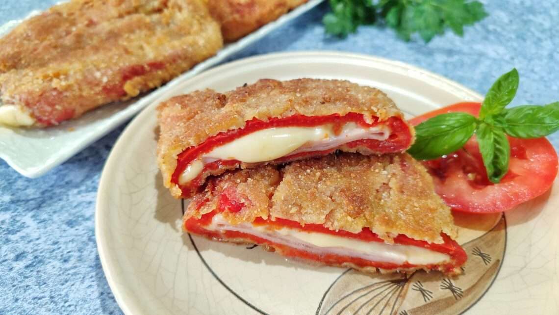 pohovane punjene paprike sa sirom i šunkaricom