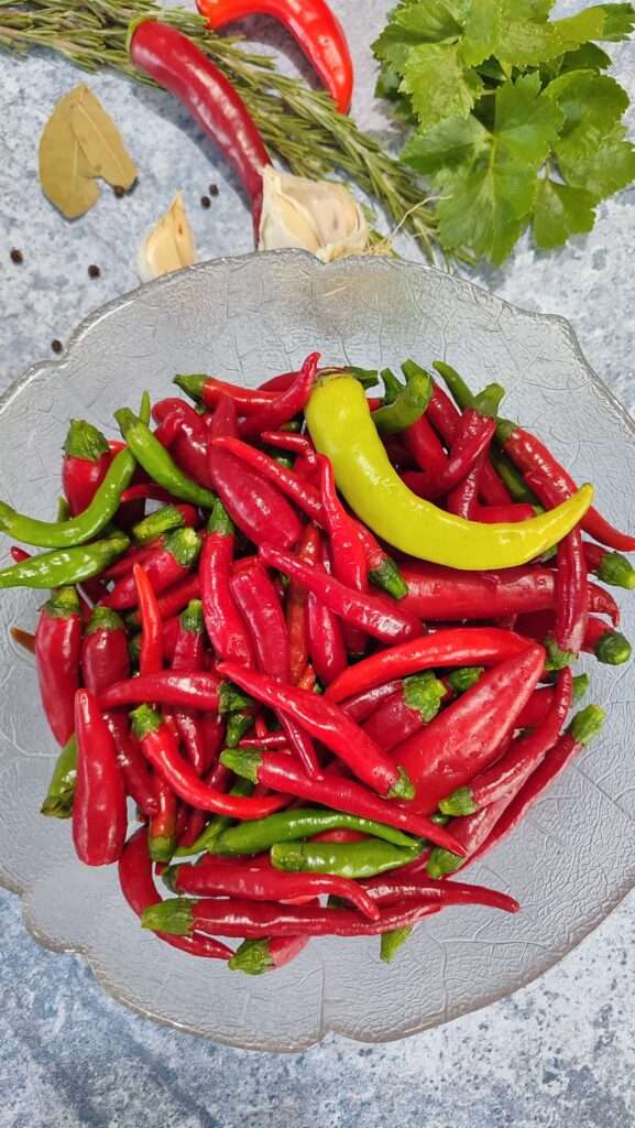 ljute papričice u tegli bez kuvanja